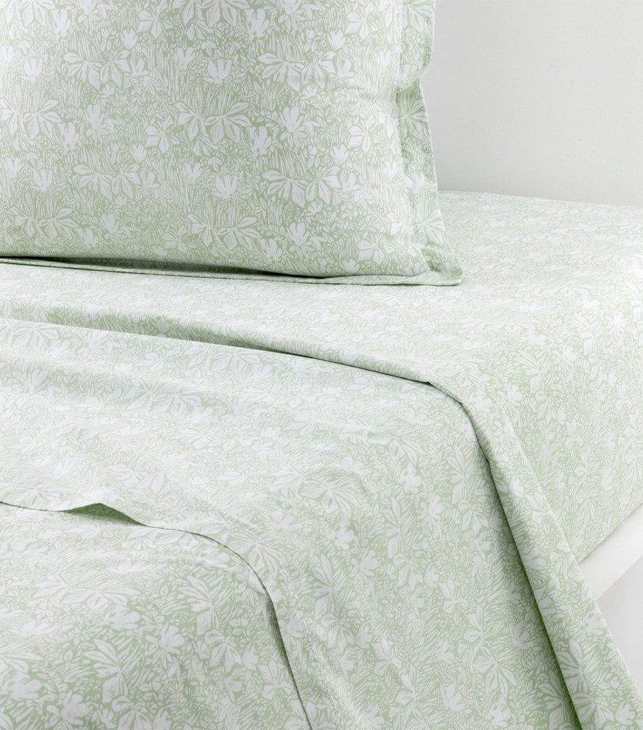 Yves Delorme Capri Amande double flat sheet 240cm x 295cm (British brand)