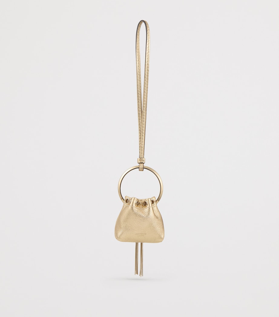 Jimmy Choo Bon Bon bag charm leather miniature - British product
