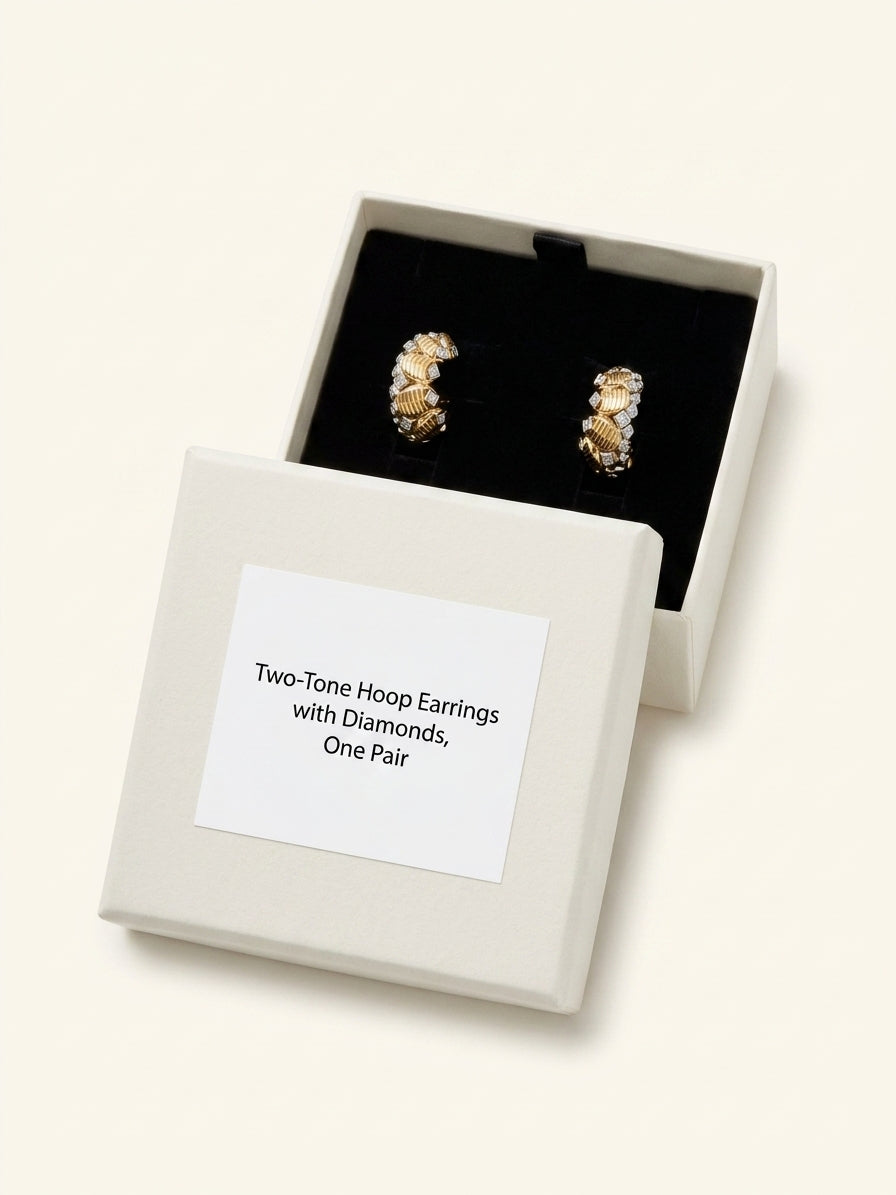 Cartier Grain de Café diamond earrings 18ct gold 1.67ct, UK version