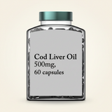 Holland & Barrett Pure Cod Liver Oil & Multivitamins 500mg 180 Capsules