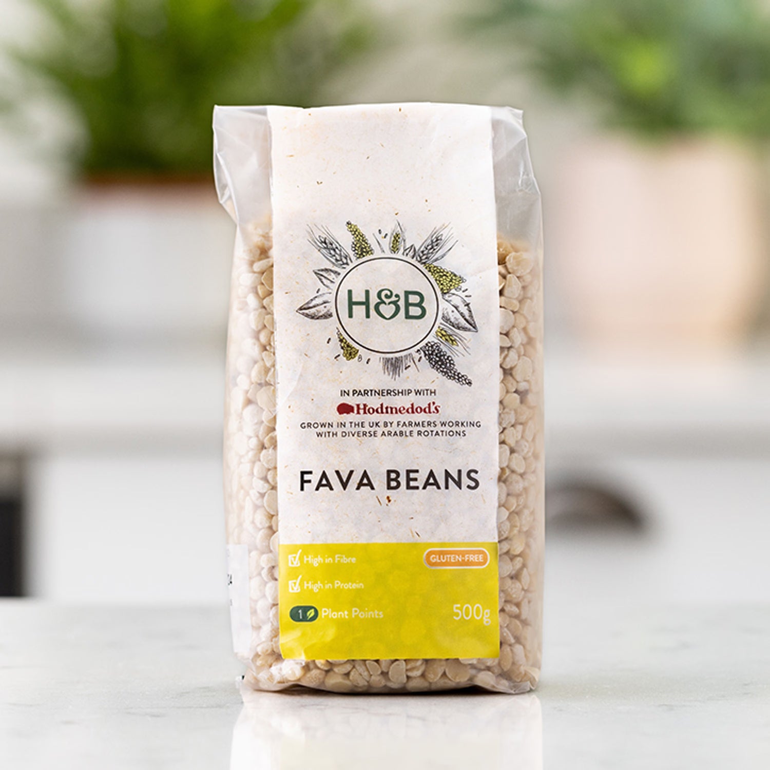 Holland & Barrett split fava beans 500g - British product