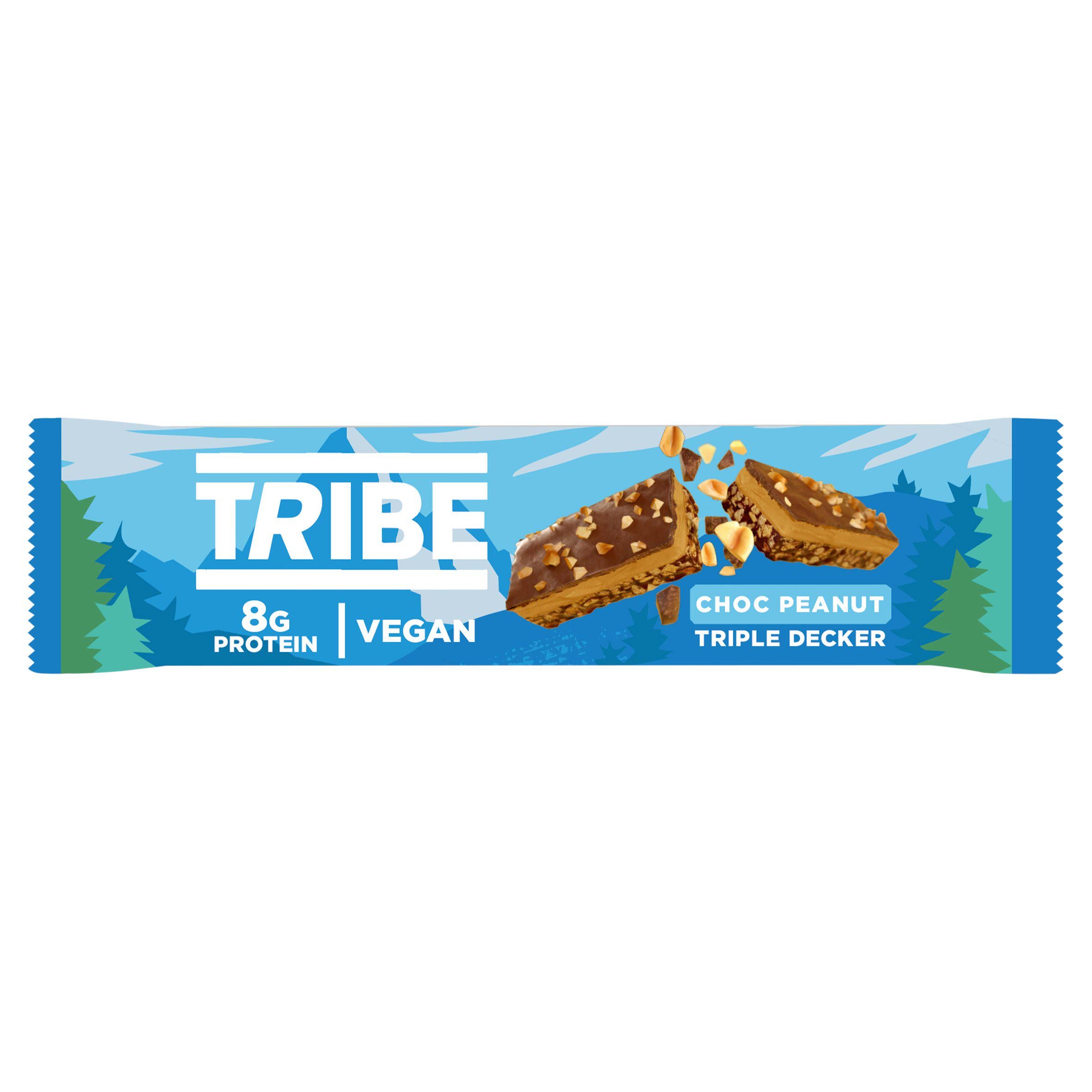 Tribe Choc Peanut Triple Decker 40g GOODS Sainsburys   