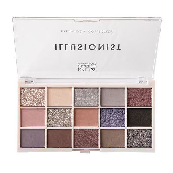MUA Illusionist 15 shade eyeshadow palette (British brand)