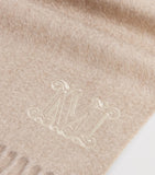 Max Mara cashmere monogram scarf luxury accessory, UK version