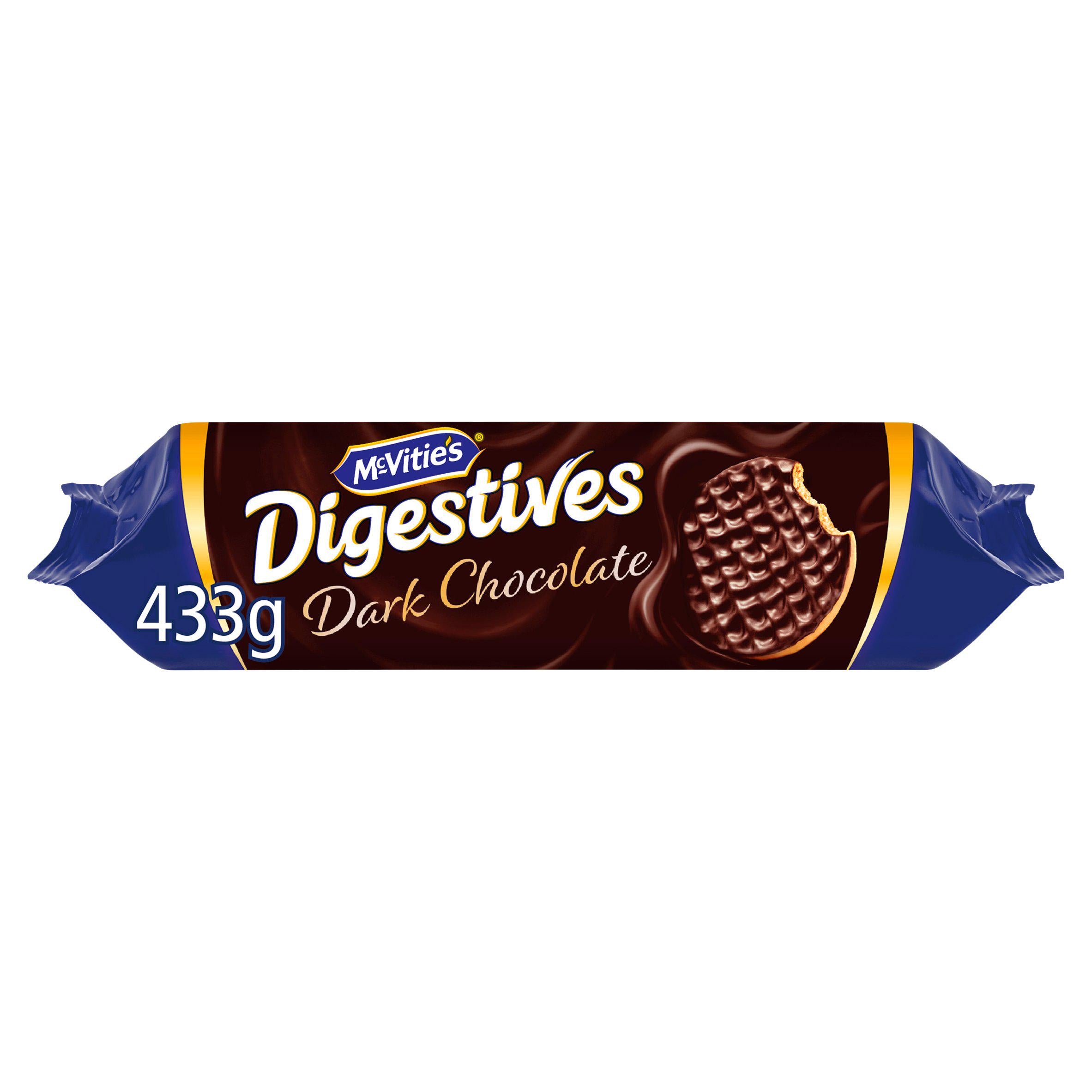 McVitie's Digestives Dark Chocolate Biscuits 433g McVitie's Sainsburys   