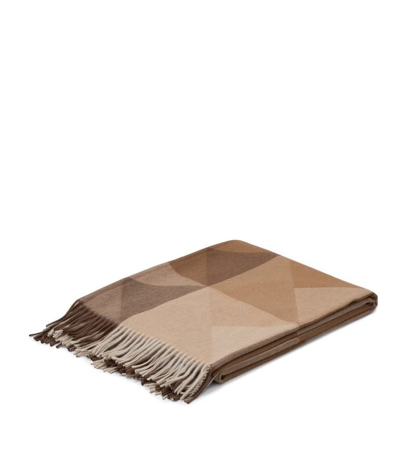 Begg x Co cashmere Arran Braque throw 147x183cm, imported from the UK