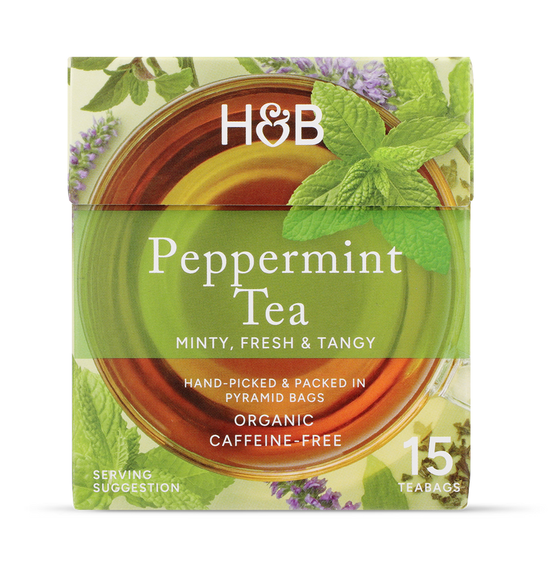 Holland & Barrett peppermint tea 15 bags, UK version