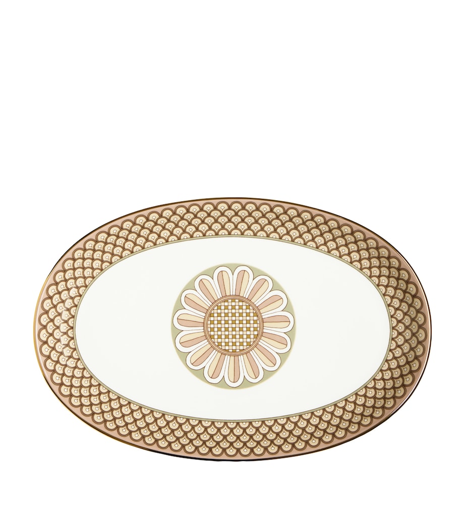 La Doublej porcelain Napoli oval platter 36cm, UK version