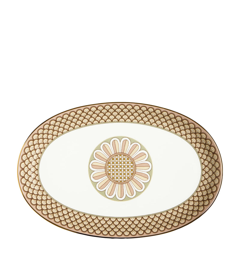 La Doublej porcelain Napoli oval platter 36cm, UK version