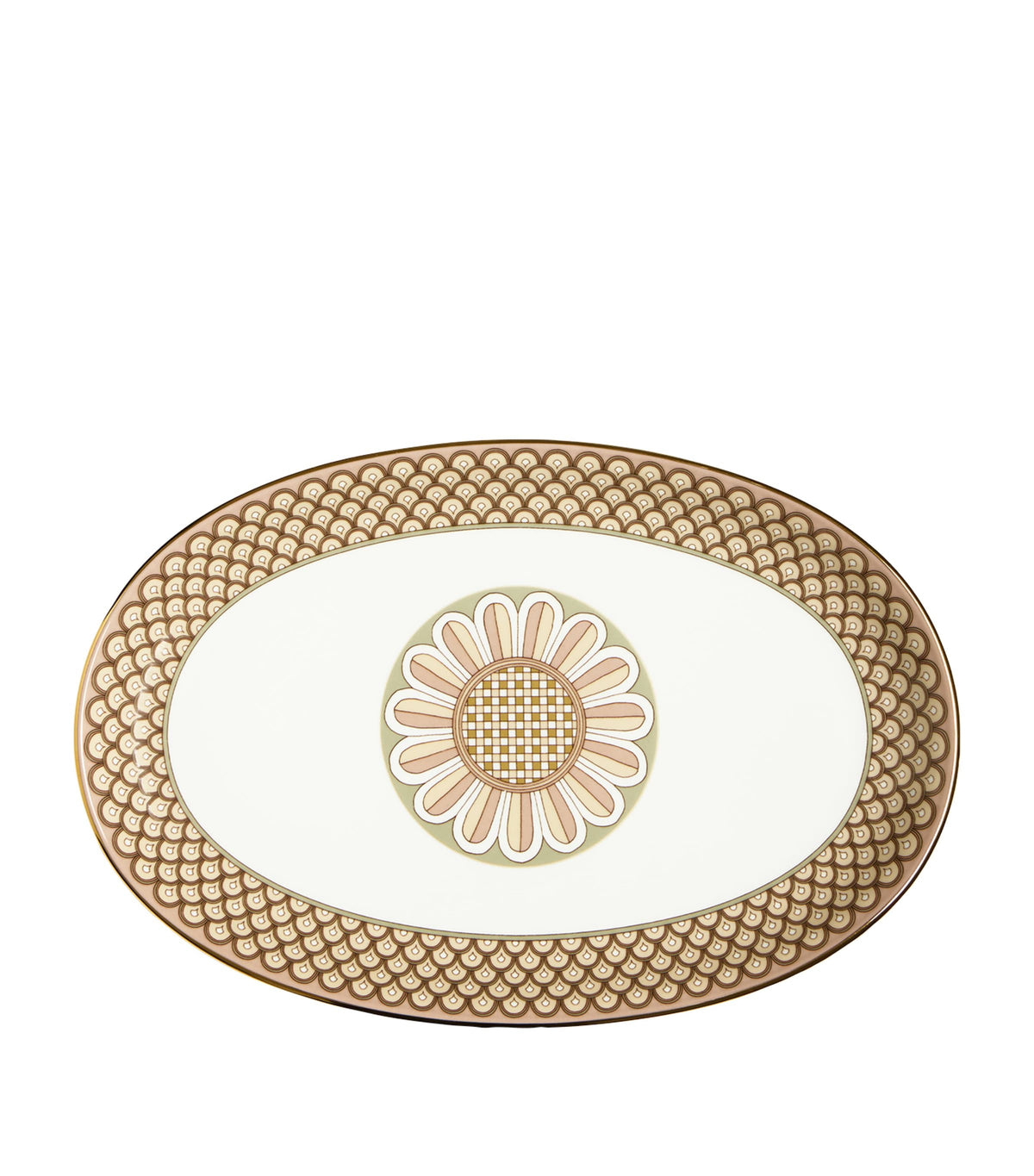 La Doublej porcelain Napoli oval platter 36cm, UK version