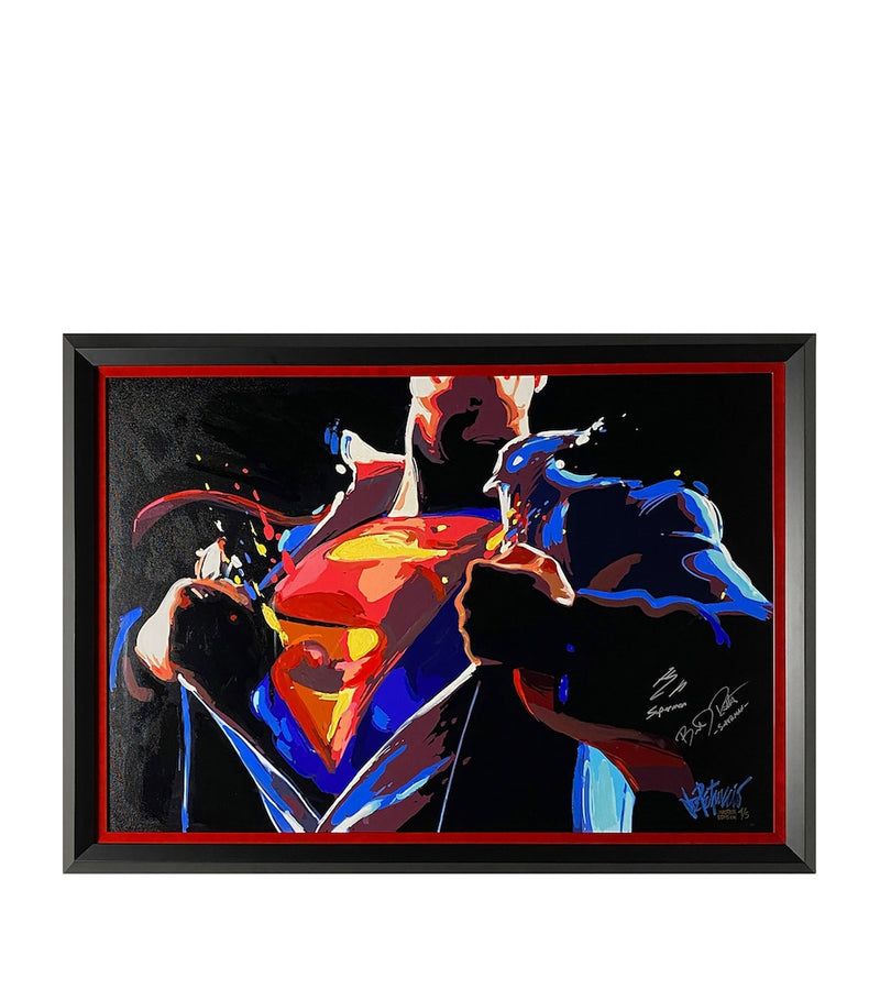 Leipzig Galleries Superman display with Brandon Routh autograph (British brand)