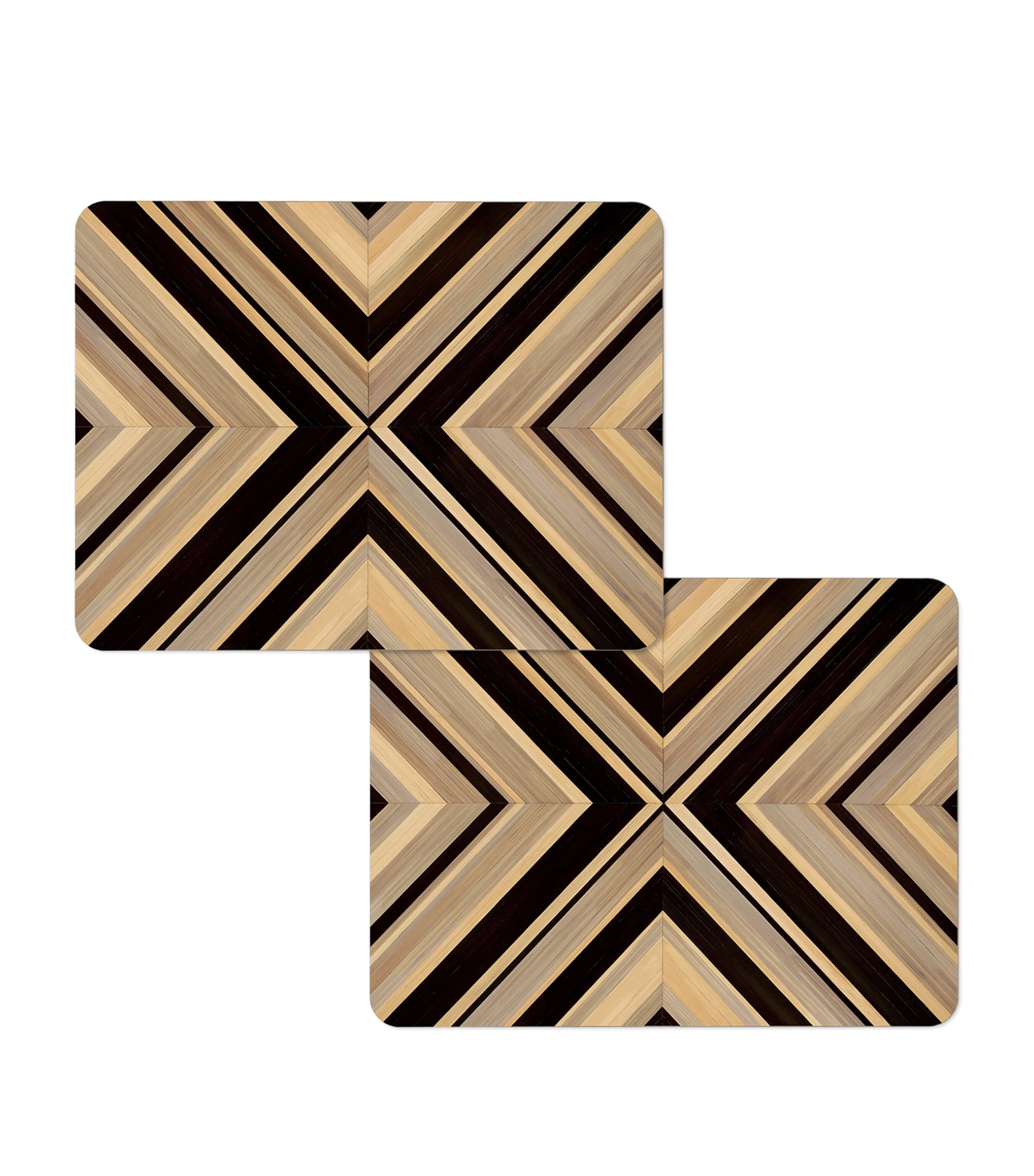 Hestia geometric design placemats set of 2, 29x38cm, UK version