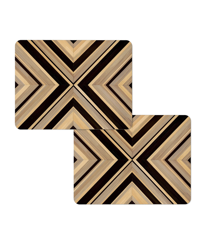 Hestia geometric design placemats set of 2, 29x38cm, UK version