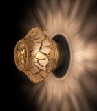 Lalique Crystal Caldera Wall Sconce, UK version