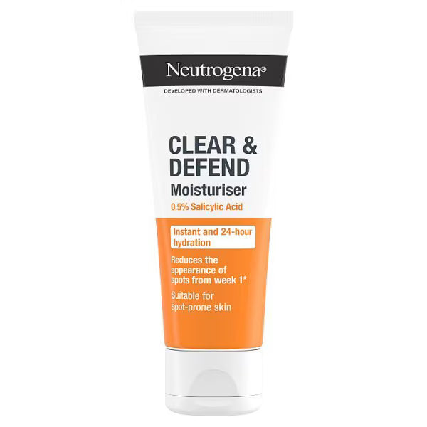 Neutrogena Clear And Defend Moisturiser 50ml, imported from the UK