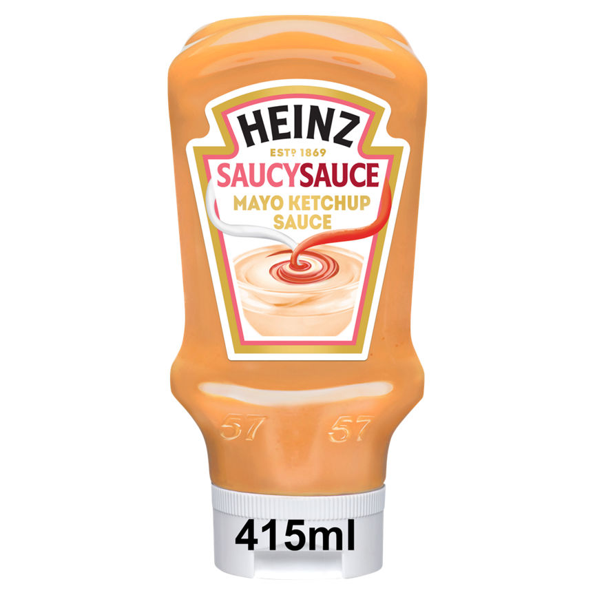 Heinz Saucy Sauce Mayonnaise Ketchup Sauce GOODS ASDA   