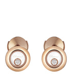 Rose Gold and Diamond Happy Diamonds Icons Earrings