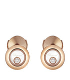 Chopard Happy Diamonds earrings rose gold (British brand)