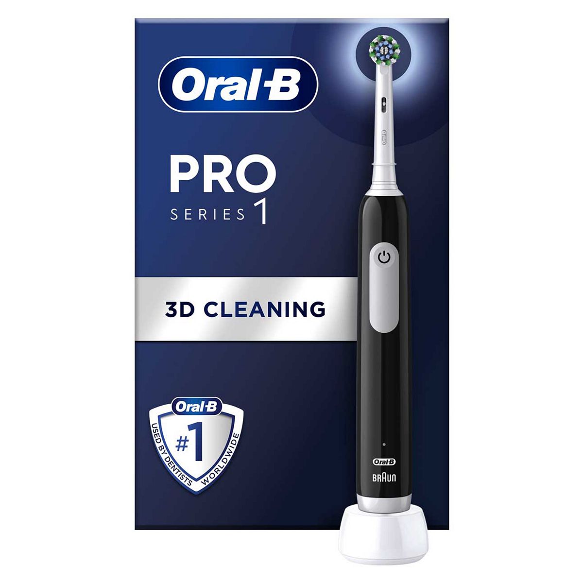 Oral-B Pro 1 Cross Action Electric Toothbrush - Black GOODS Boots   