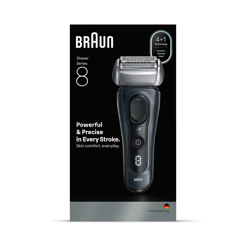 Braun Series 8 SensoAdapt electric shaver (British brand)