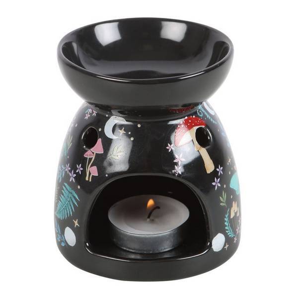 Something Different Dark Forest ceramic oil burner 10.2cm - British product