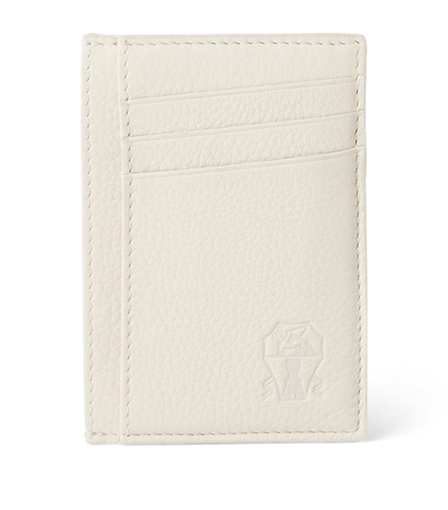 Brunello Cucinelli leather card holder, imported from the UK