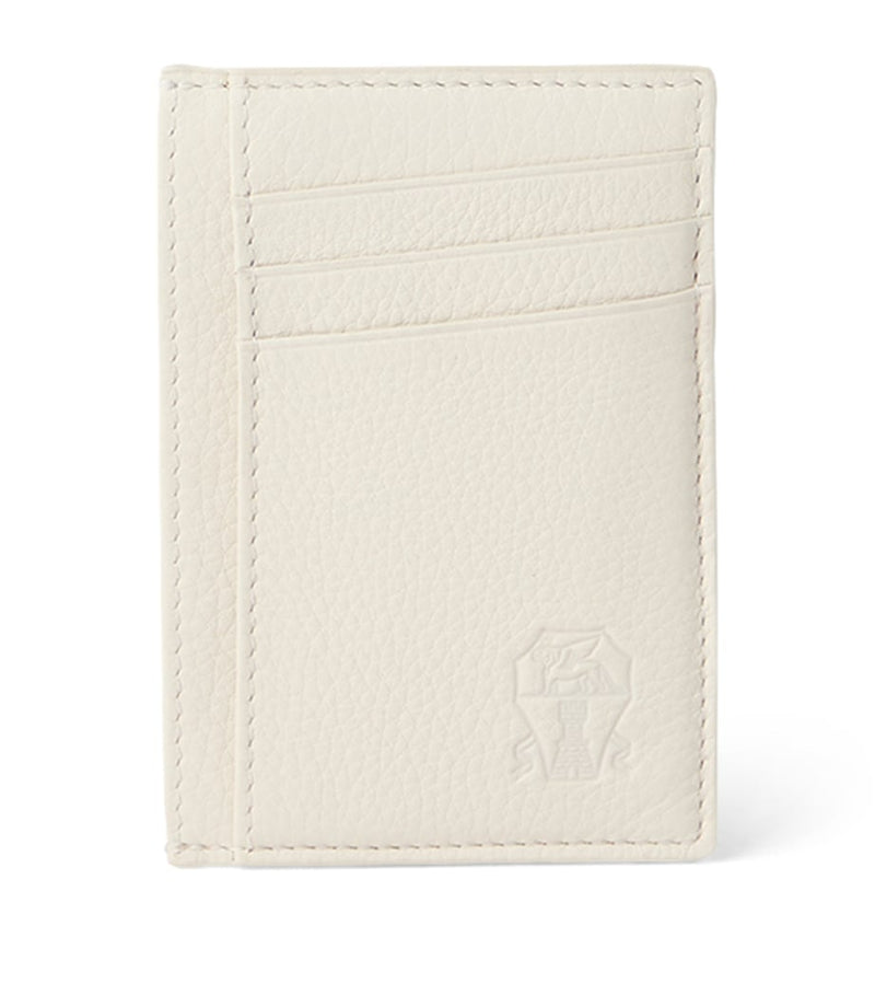 Brunello Cucinelli leather card holder, imported from the UK