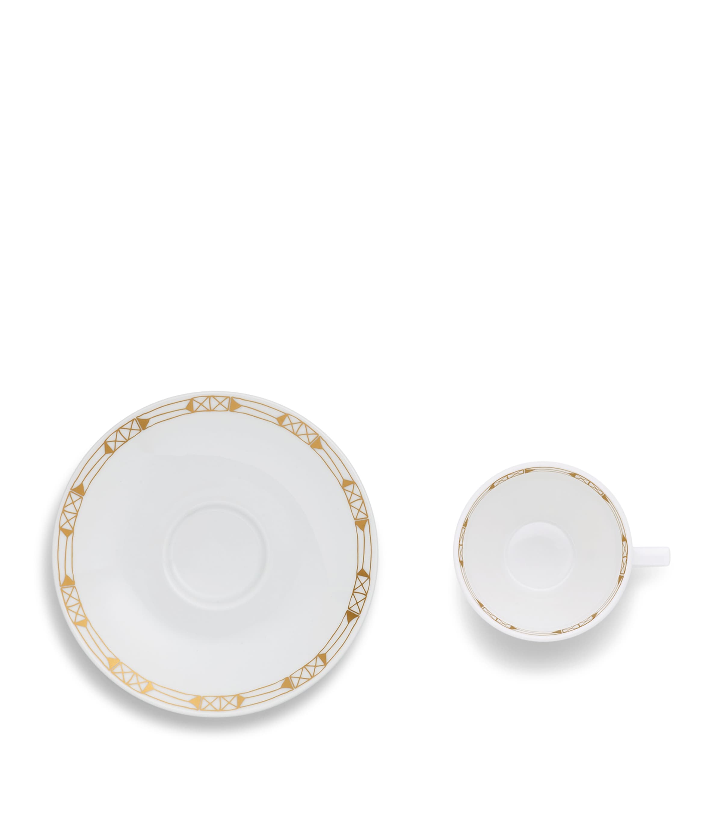 Baccarat Talleyrand coffee cups and saucers 100ml - British product
