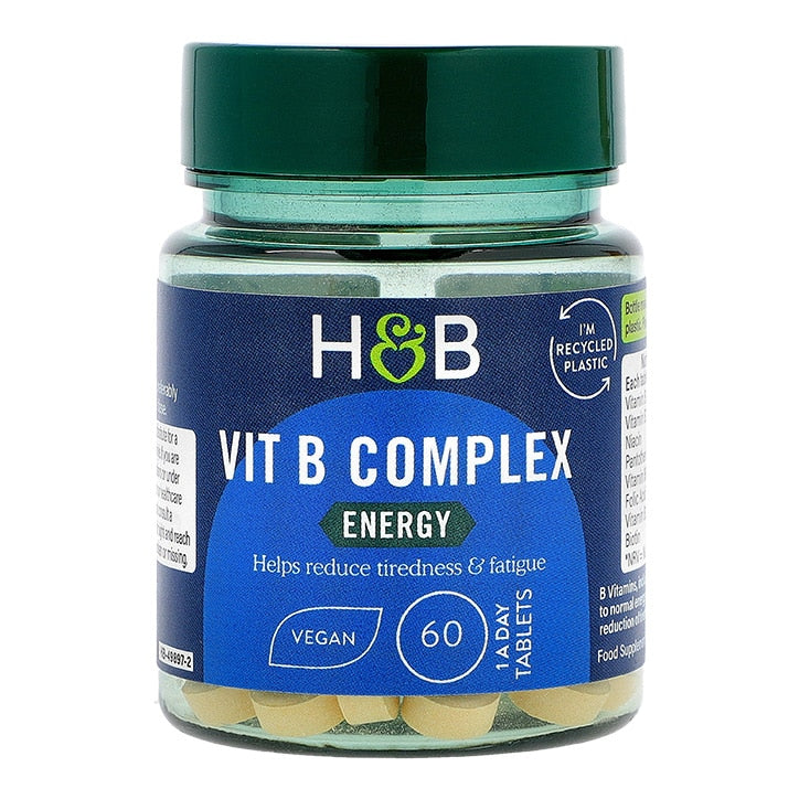 Holland & Barrett Complete Vit B Complex 60 Tablets Vitamins Holland&Barrett   