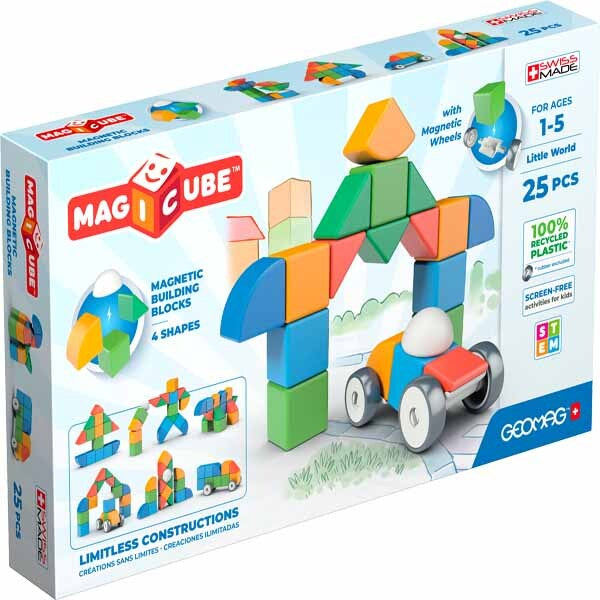 Geomag magnetic building blocks Little World 25 Pieces, UK version