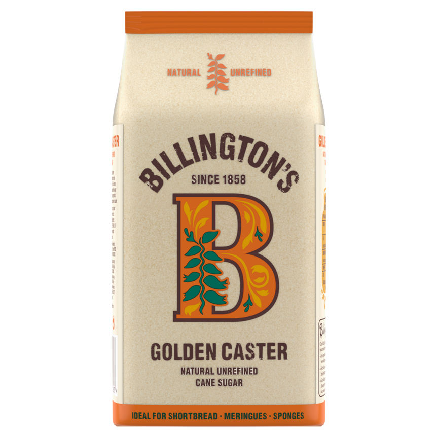 Billington's Golden Caster  Natural Unrefined Cane Sugar GOODS ASDA   