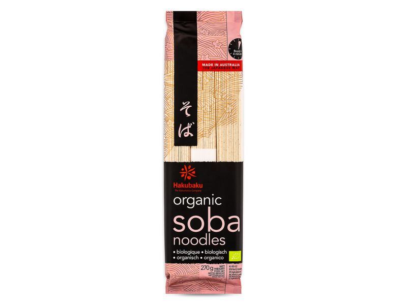 Hakubaku organic buckwheat soba noodles 270g (British brand)