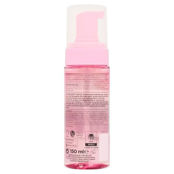Solait foaming water medium 150ml (British brand)