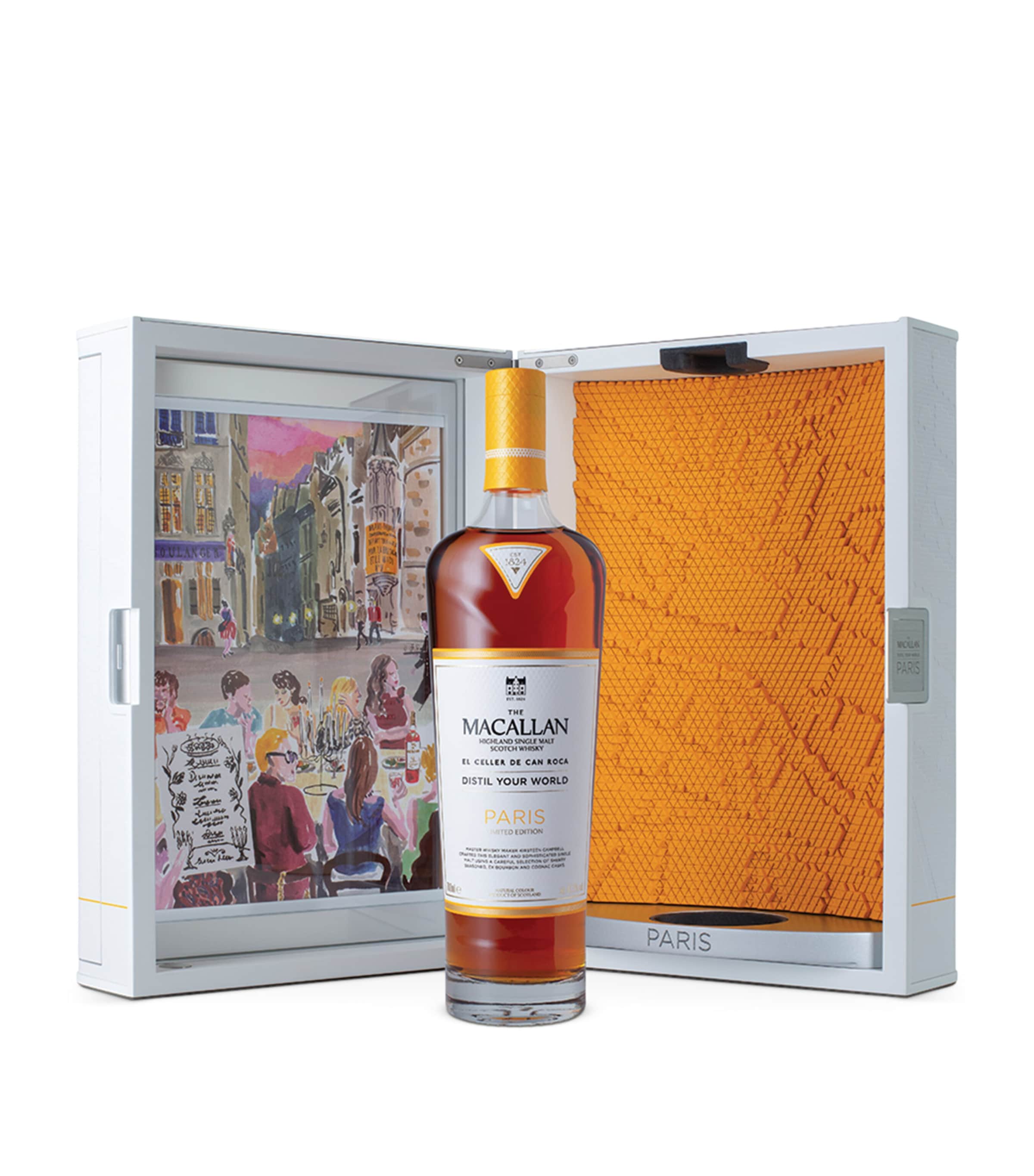 The Macallan single malt Scotch whisky Distil Your World Paris Edition 70cl - British product