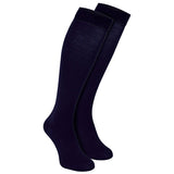 Sock Snob 2 Pairs Mens Knee High Bamboo Socks 6-11 UK GOODS Superdrug Navy Blue  