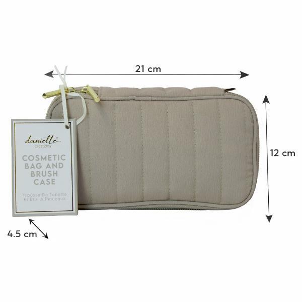 Danielle Creations slouch brush cosmetic case, imported from the UK
