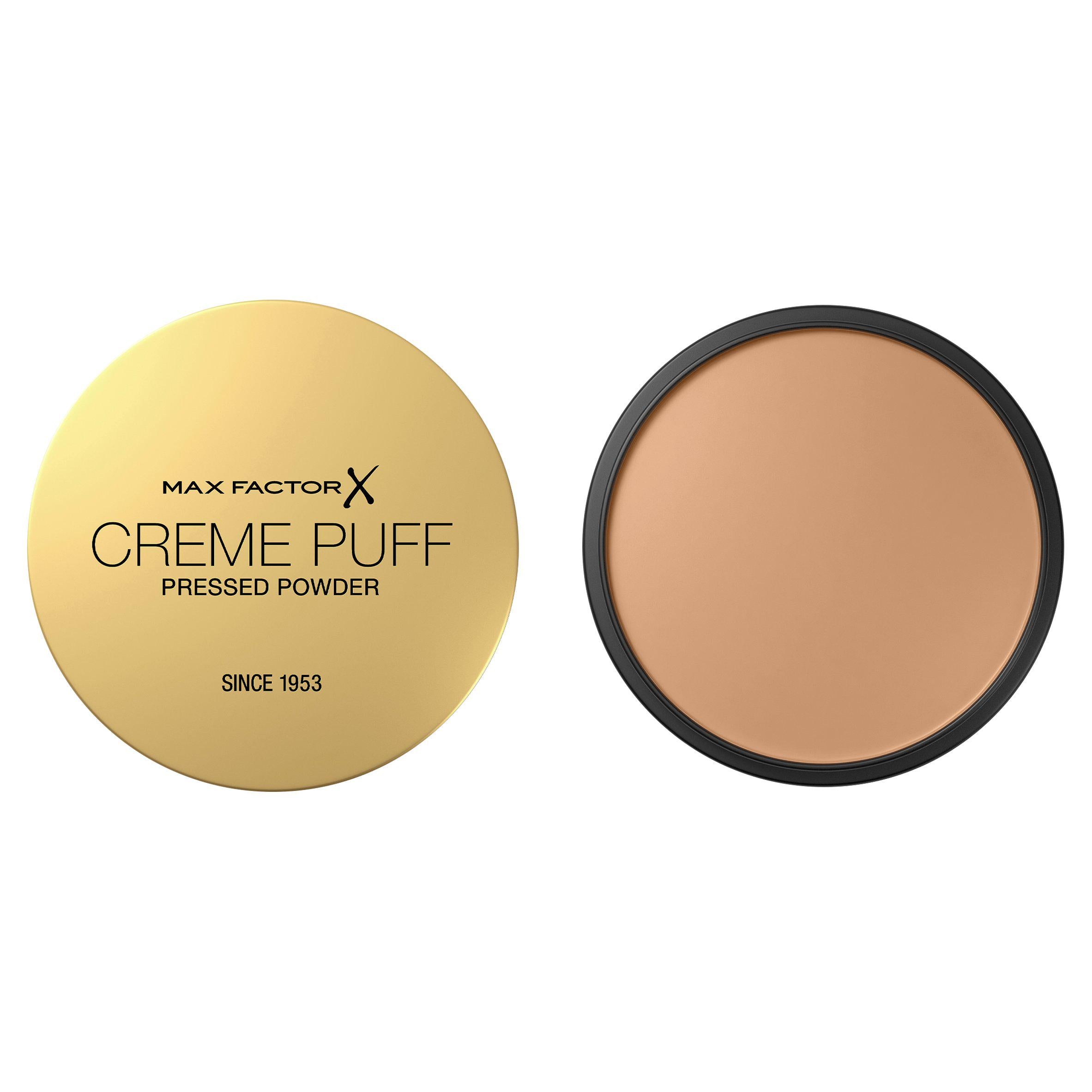 Max Factor Crème Puff Powder Medium Beige Compact 14g GOODS Sainsburys   