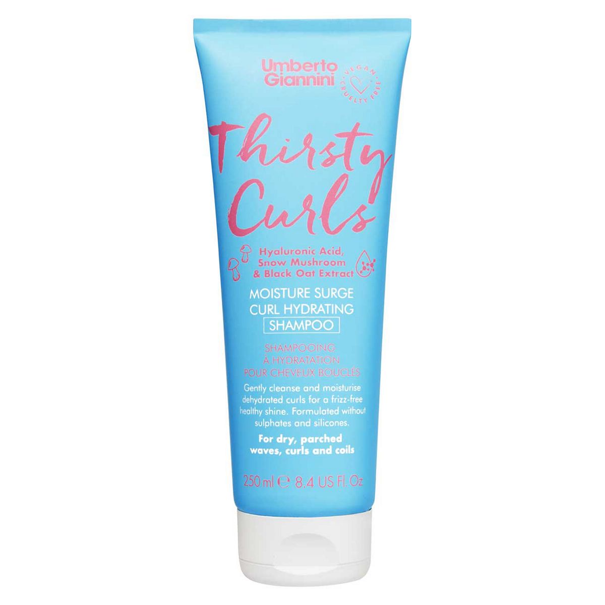 Umberto Giannini Thirsty Curls Hydrating Shampoo 250ml GOODS Boots   