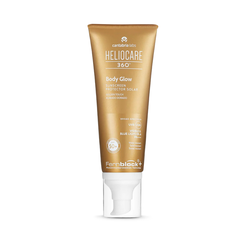 Heliocare sunscreen 360 Body Glow SPF50+ 100ml, imported from the UK