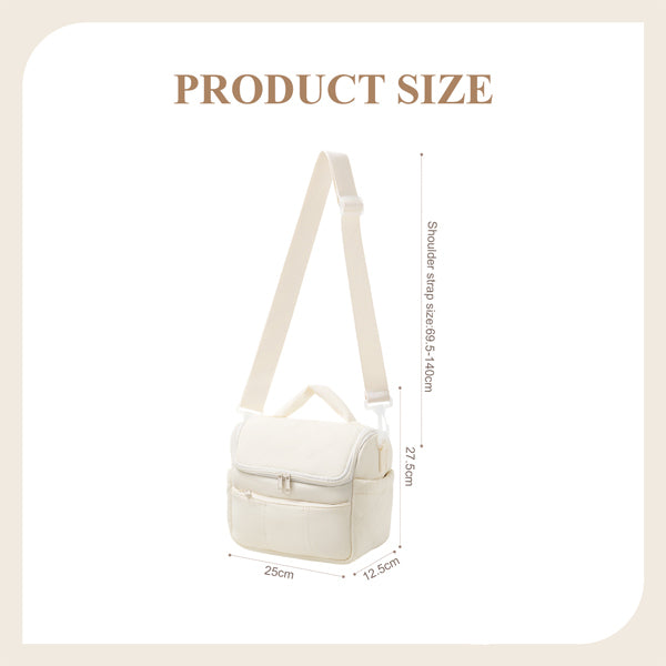 Livingandhome portable insulated lunch bag, imported from the UK