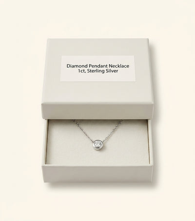 Harrods Cartier d'Amour Small White Gold and Diamond Necklace 38-41cm- Buy online at McGrocer