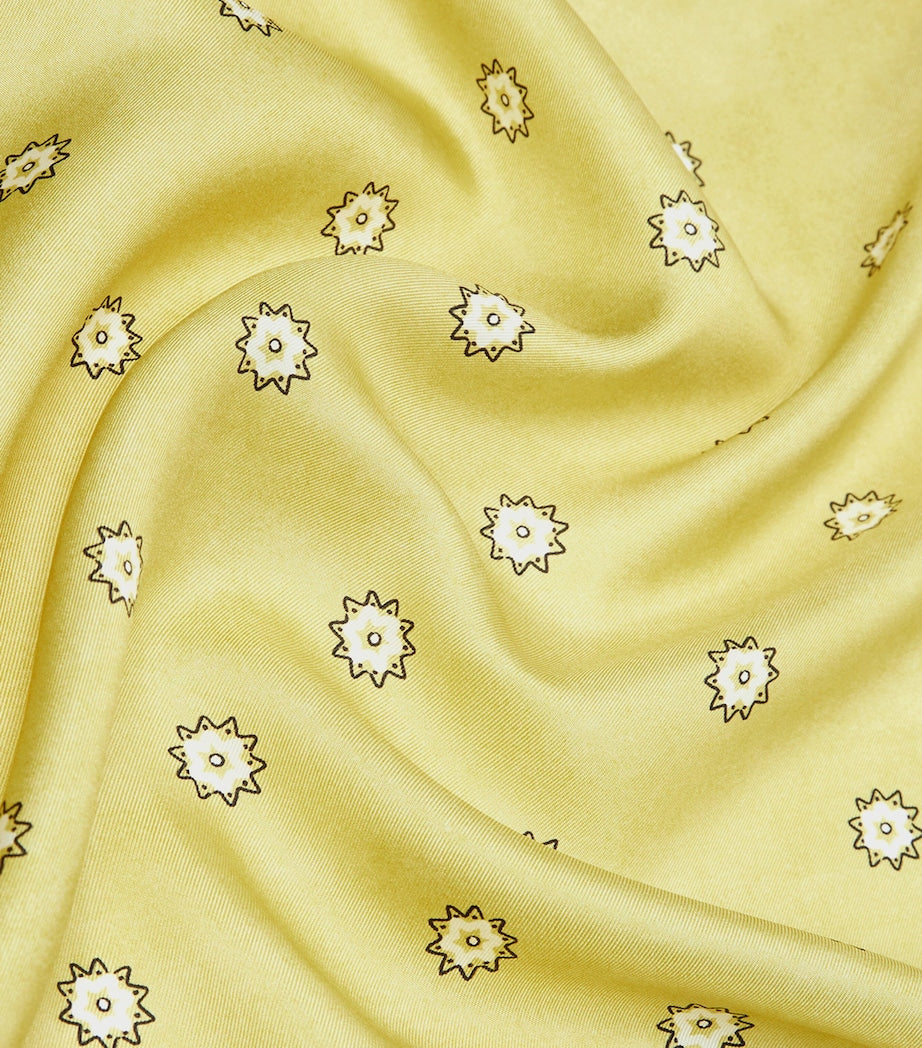 Weekend Max Mara printed silk twill scarf 65cm, UK version