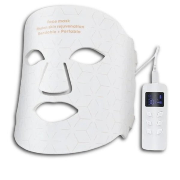 Trendlox White LED Light Face Mask, imported from the UK