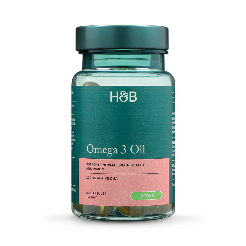 Holland & Barrett Vegan Omega 3 Oil 60 Capsules, UK version