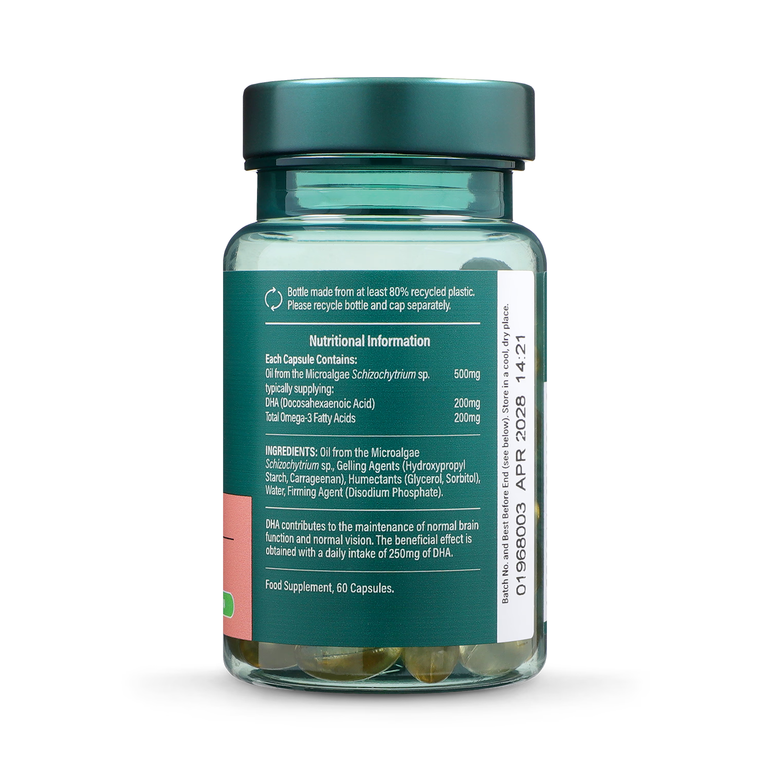 Holland & Barrett Vegan Omega 3 Oil 60 Capsules, UK version
