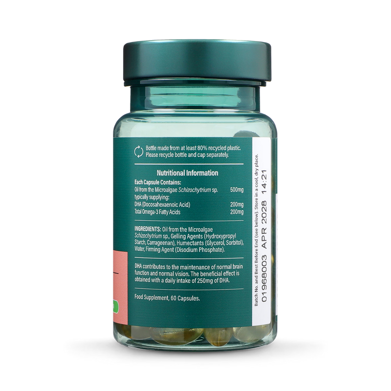 Holland & Barrett Vegan Omega 3 Oil 60 Capsules, UK version