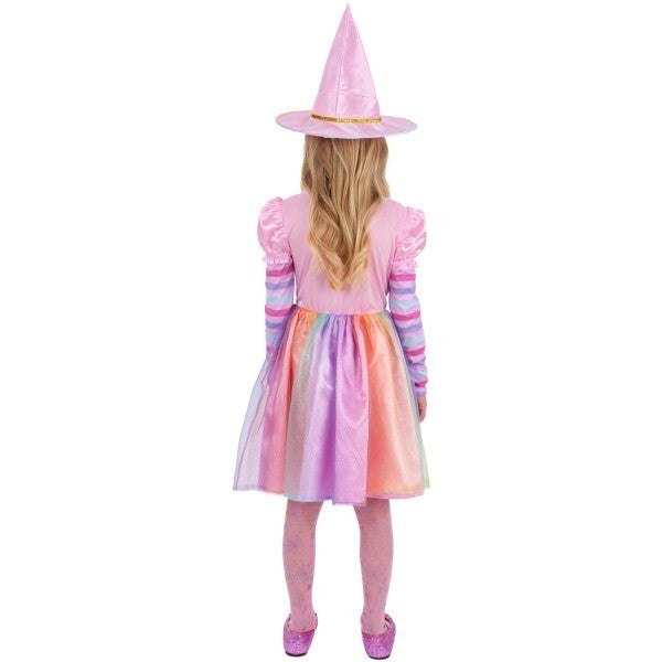 Smiffys pastel rainbow witch costume, UK version