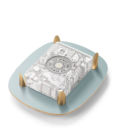 Plateau de table et jeu de cartes Grimaud