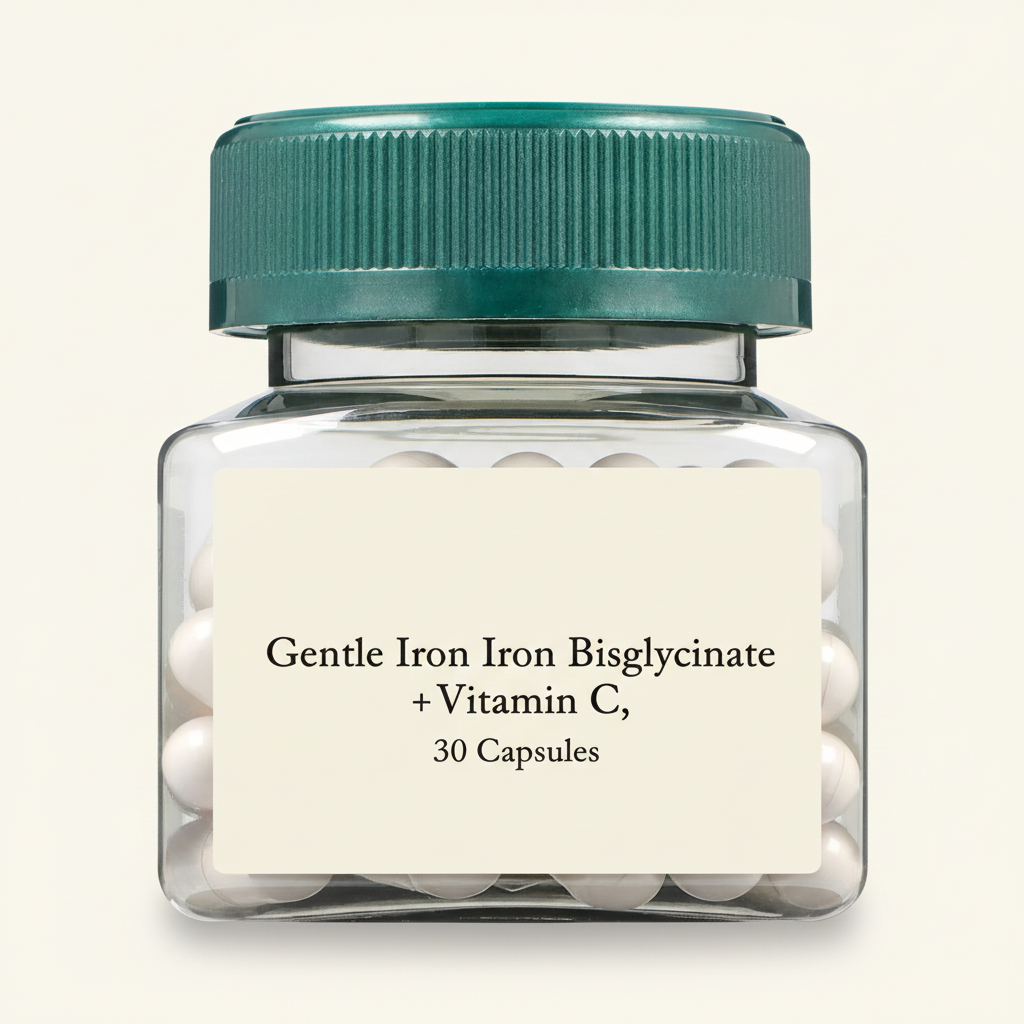 Holland & Barrett Gentle Iron capsules 20mg 30 Capsules, UK version