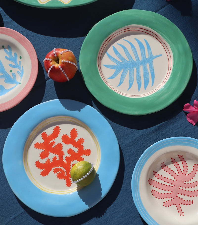 Laetitia Rouget seaweed ceramic dinner plate 26cm, UK version